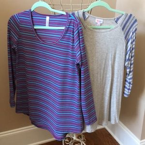 LulaRoe lot of 2 tops